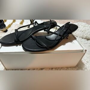 H&M Black Strappy Sandals
